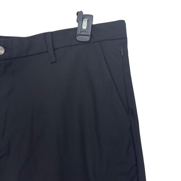 SwissTech Mens Black Flat Front Sport Golf Shorts Size 38 Polyester - Picture 9 of 10